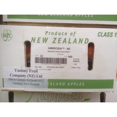 Táo New Zealand, táo nhập khẩu, Ambrosia New Zealand size 30